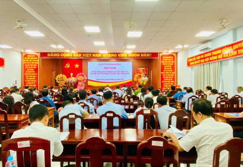Triển khai, quán triệt các Văn bản của Đảng về công tác Dân tộc, Tôn giáo