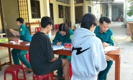 Trạm Y tế xã Thạnh Đông tổ chức Khám Nghĩa vụ quân sự lần đầu cho nam thanh niên tuổi 17
