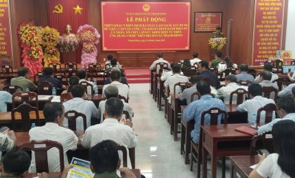 Công an xã Thạnh Đông tham mưu triển khai  Chiến dịch rà soát, làm sạch dữ liệu, cấp căn cước và tài khoản định danh điện tử