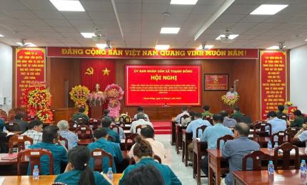 Xã Thạnh Đông, tỉnh An Giang hoàn thành tốt nhiệm vụ Xây dựng lực lượng Dự bị động viên - Tuyển chọn và gọi công dân nhập ngũ