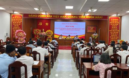 Đảng ủy xã Thạnh Đông tổ chức Hội nghị Sơ kết 6 tháng đầu năm và đề ra phương hướng nhiệm vụ 6 tháng cuối năm 2026