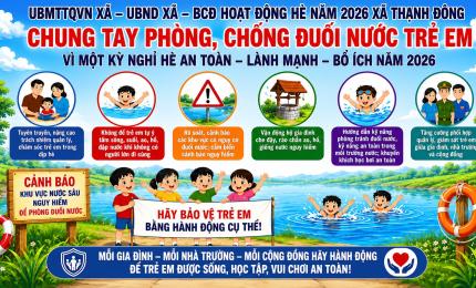 Chung tay phòng, chống đuối nước trẻ em