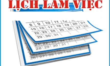 Lịch làm việc của Chủ tịch và các Phó Chủ tịch Ủy ban nhân dân xã Thạnh Đông (Từ ngày 04/5 đến 08/5/2026)