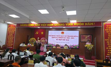 Kỳ họp thứ 2 (Kỳ họp chuyên đề)  Hội đồng nhân dân (HĐND) xã Thạnh Đông khoá II, nhiệm kỳ 2026 – 2031