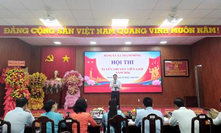 Sôi nổi hội thi “Tuyên truyền viên giỏi” xã Thạnh Đông năm 2026